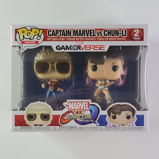 Funko Pop! Games - Captain Marvel vs Chun-Li [2-Pack]