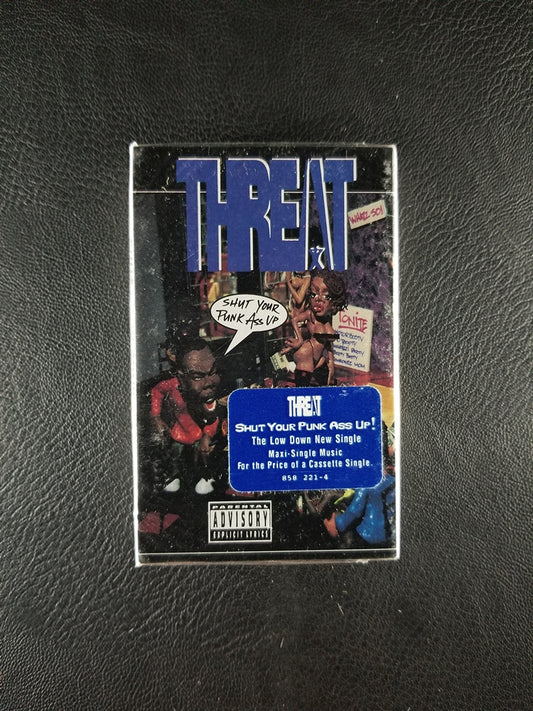 Threat - Shut Your Punk A-- Up (1994, Cassette Single) [SEALED]