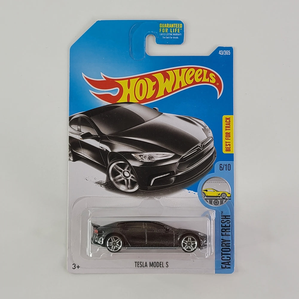 Hot Wheels - Tesla Model S (Metalflake Black)