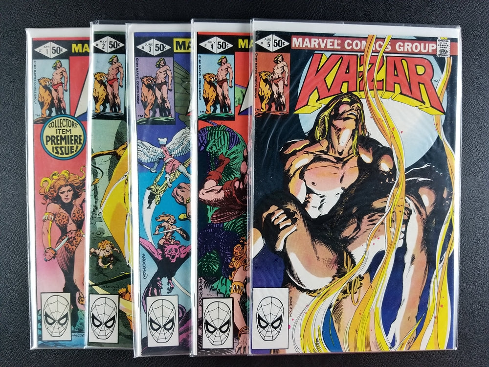 Ka-Zar the Savage #1-5 Set (Marvel, 1981)