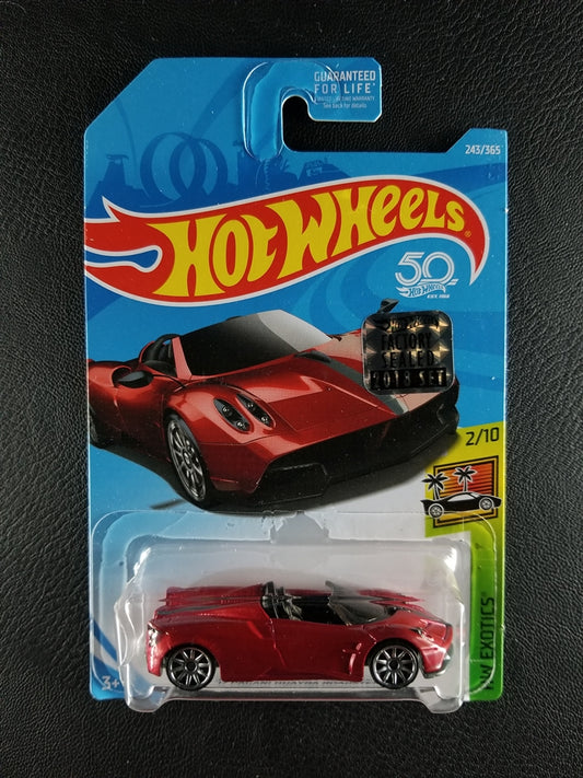 Hot Wheels - '17 Pagani Huarya Roadster (Red) [Factory Sealed 2018 Set]