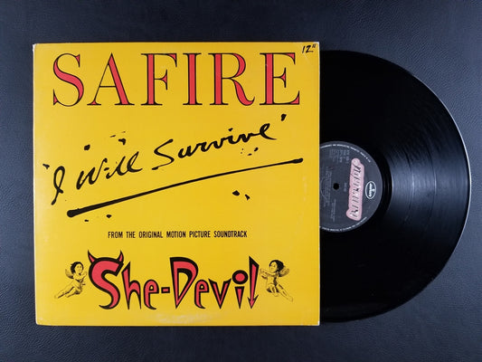 Safire - I Will Survive (1989, 12'' Single)