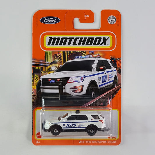 Matchbox - 2016 Ford Interceptor Utility (White)