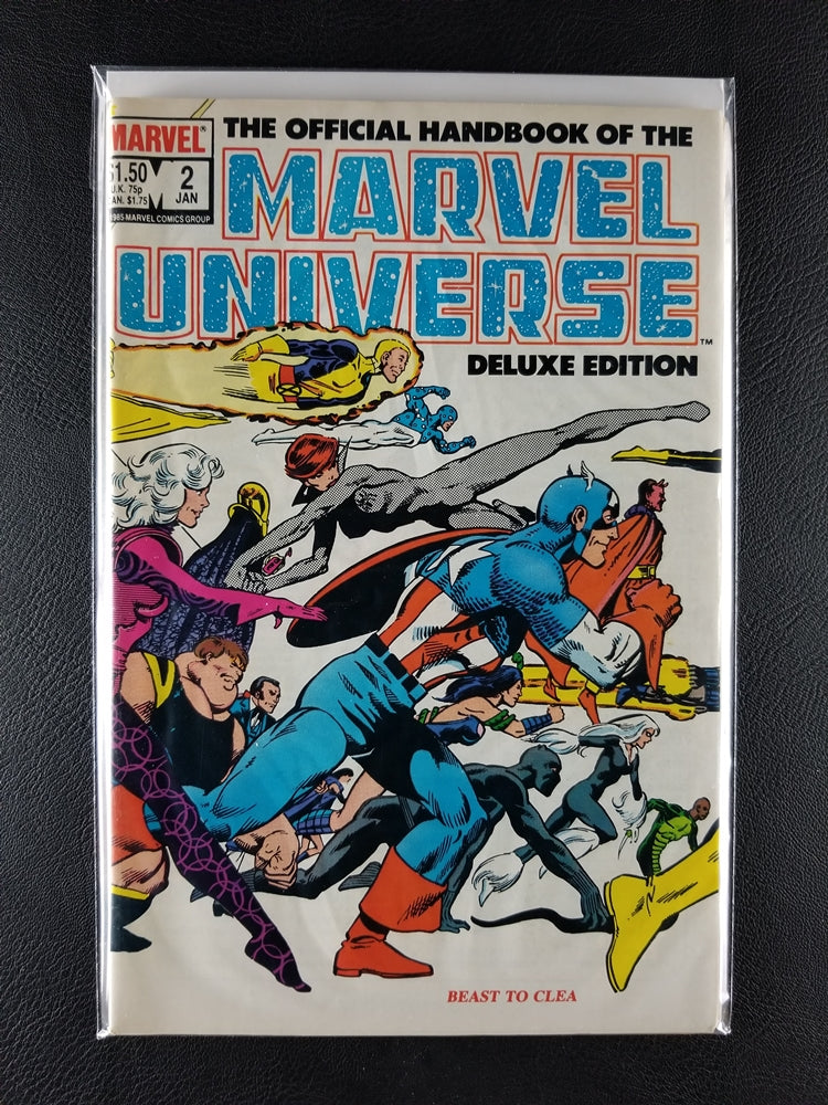 Official Handbook of the Marvel Universe [Deluxe Edition] #2 (Marvel, January 1986)