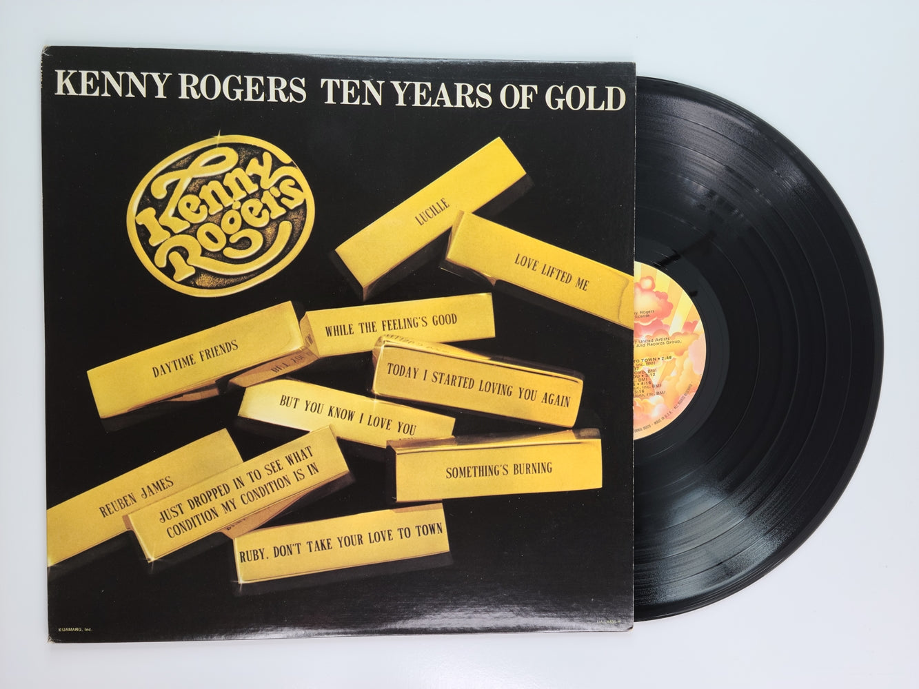 Kenny Rogers - Ten Years of Gold (1977, LP)