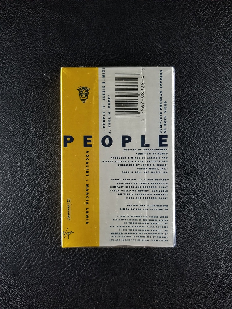 Soul II Soul - People (1990, Cassette Single) [SEALED]