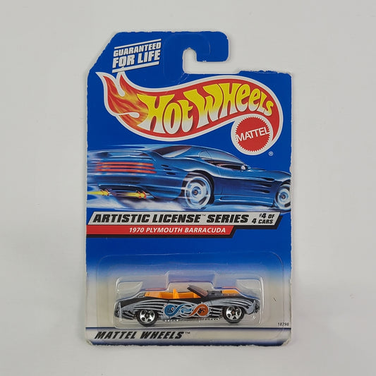 Hot Wheels - 1970 Plymouth Barracuda (Black)