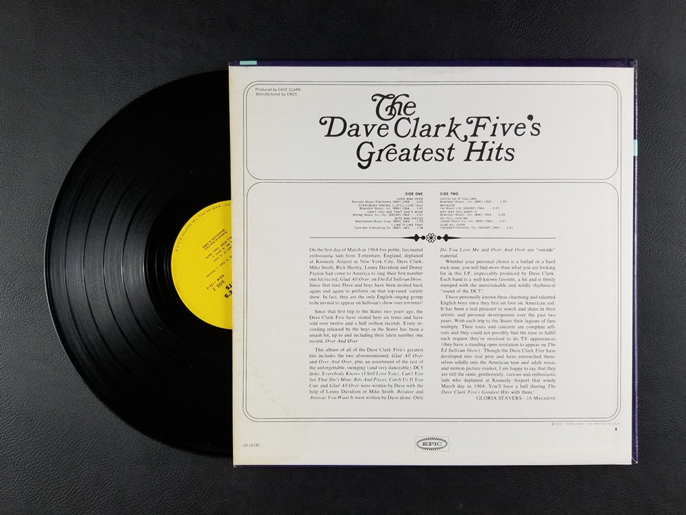 The Dave Clark Five - The Dave Clark Five's Greatest Hits (1966, LP) [Mono]