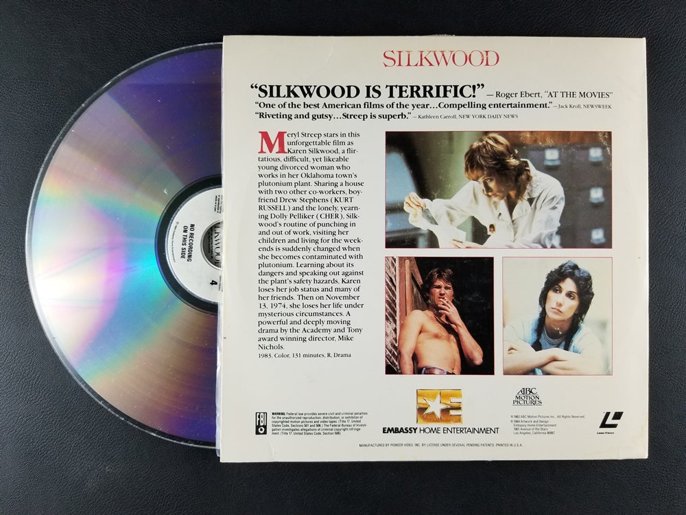 Silkwood (1984, Laserdisc)