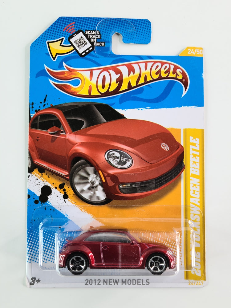 Hot Wheels - 2012 Volkswagen Beetle (Metalflake Dark Red)