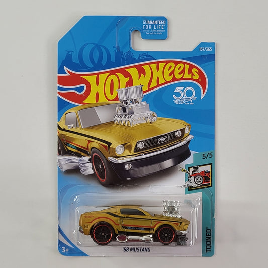 Hot Wheels - '68 Mustang (Metalflake Gold)