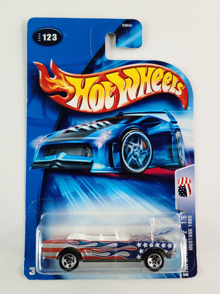 Hot Wheels - Mustang 1965 (Silver) [1/5 - 2004 Star Spangled Series 2]