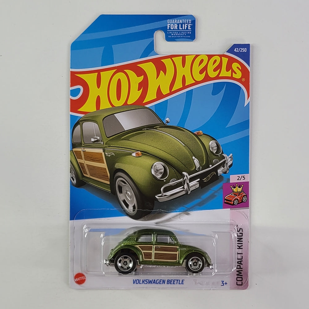 Hot Wheels - Volkswagen Beetle (Metalflake Olive Green)