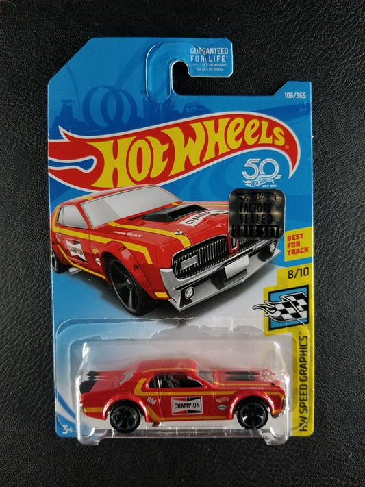 Hot Wheels - '68 Mercury Cougar (Red) [Factory Sealed 2018 Set]