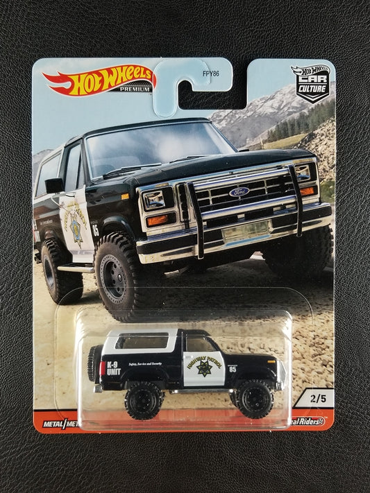 Hot Wheels Premium - '85 Bronco (Black) [2/5 - 2020 Car Culture: Wild Terrain]