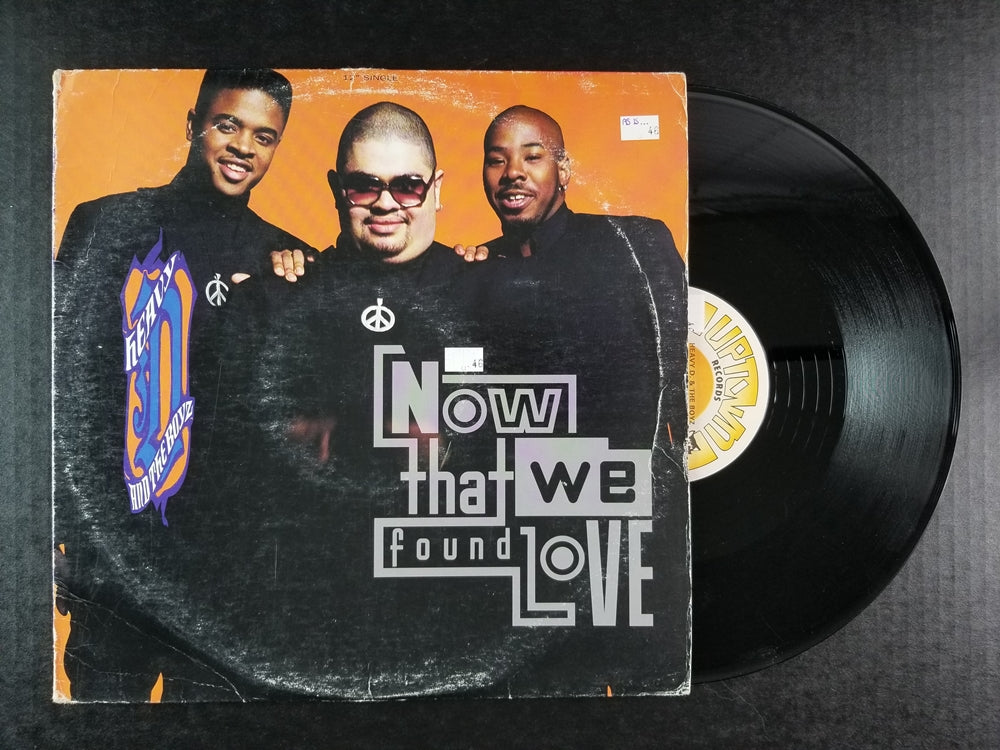 Heavy D & The Boyz - Now That We Found Love (1991, 12'' Single)