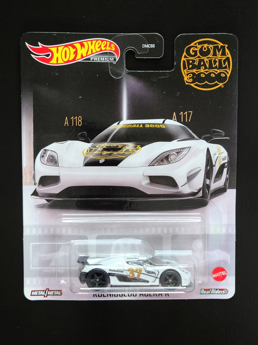 Hot Wheels Premium - Koenigsegg Agera R (White)