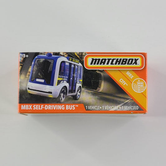 Matchbox - MBX Self-Driving Bus (White) [Small Box]