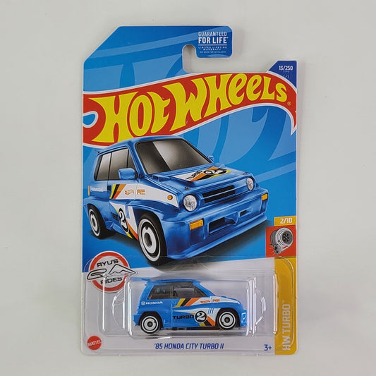 Hot Wheels - '85 Honda City Turbo II (Medium Blue)