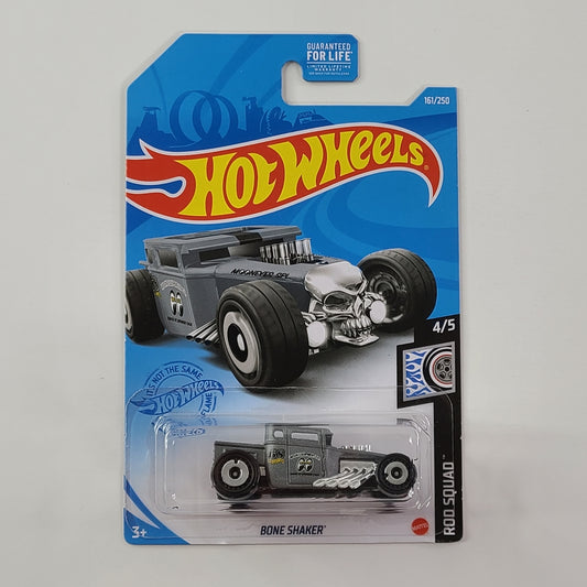 Hot Wheels - Bone Shaker (Gray) [Rod Squad Mini Collection (2021) - 4/5] [Mooneyes]