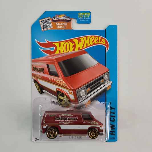 Hot Wheels - Super Van (Metalflake Candy Apple Red)