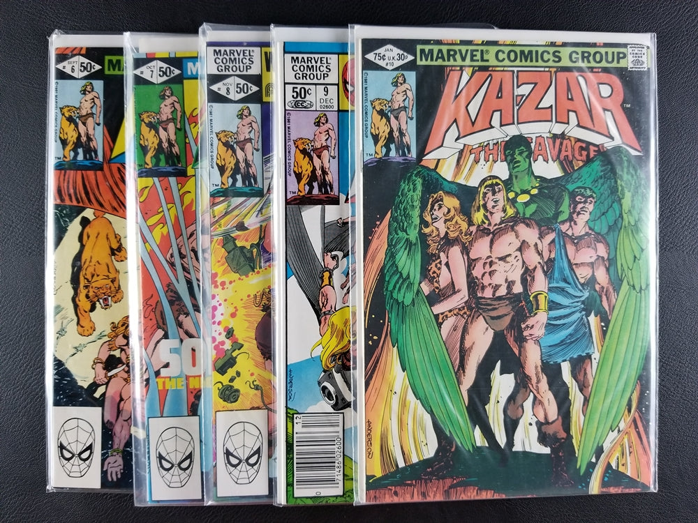 Ka-Zar the Savage #6-10 Set (Marvel, 1981-82)