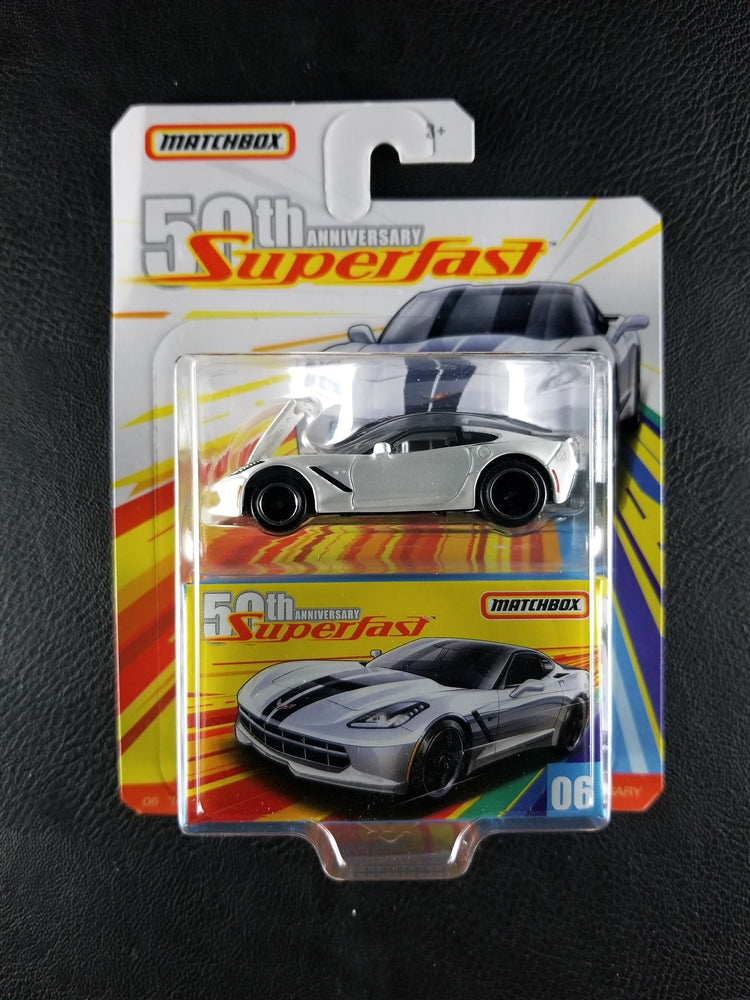 Matchbox - '16 Corvette Stingray (White) [6/12 - 50th Anniversary Superfast]