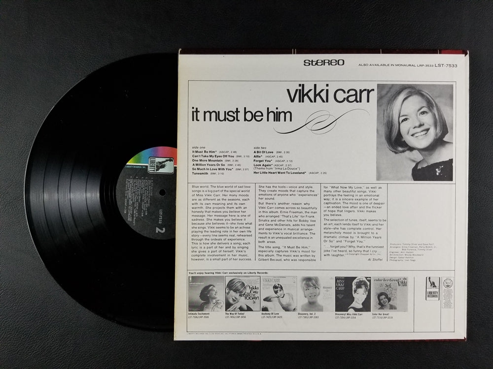 Vikki Carr - It Must Be Him (1967, LP)