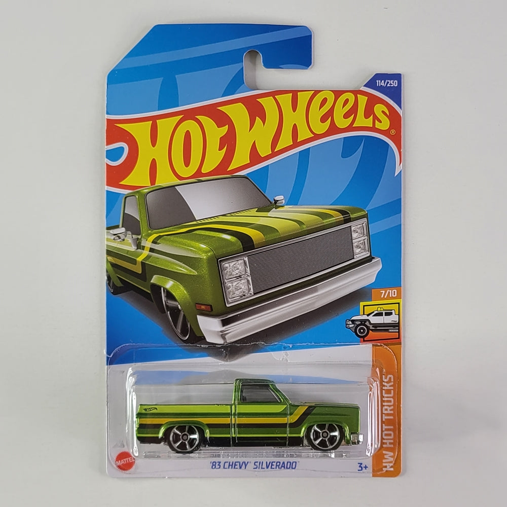 Hot Wheels - '83 Chevy Silverado (Metalflake Green)