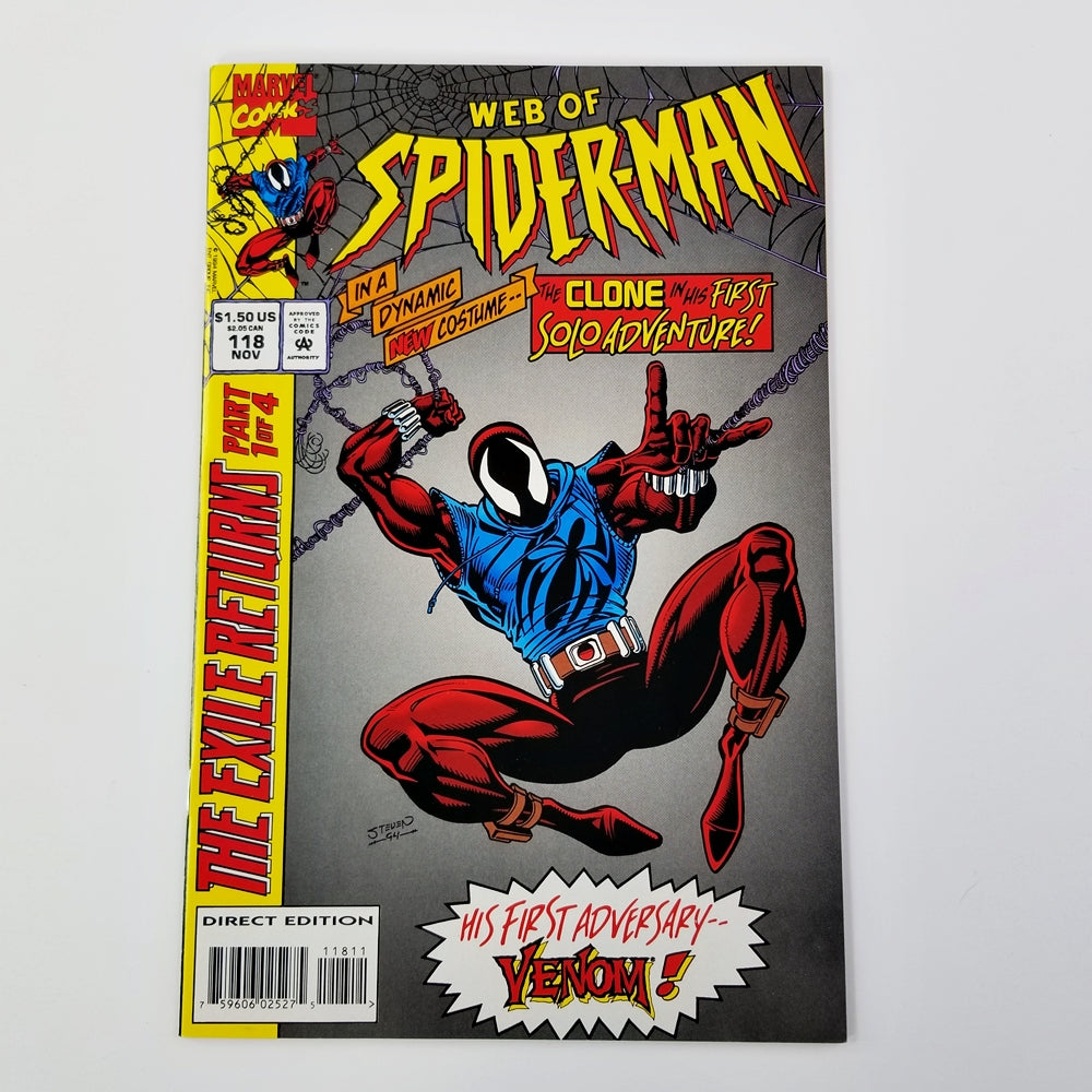 Web of Spider-Man #118 Direct Edition [1st Series] (Marvel, 1985)