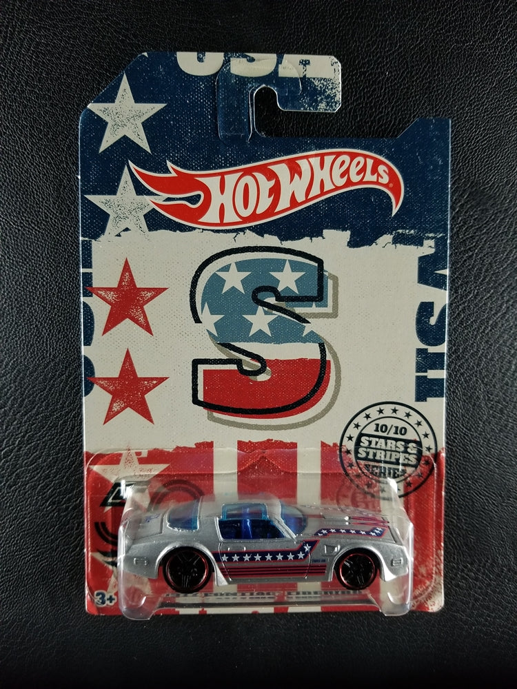 Hot Wheels - 1977 Pontiac Firebird (Silver) [10/10 - 2018 HW Stars & Stripes]