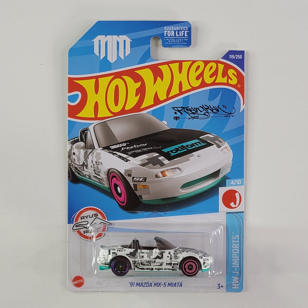 Hot Wheels - '91 Mazda MX-5 Miata (White)