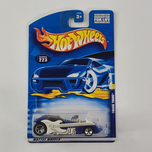 Hot Wheels - Twang Thang (Metalflake Blue w/ White guitar) [Mainline (2000) - #233]