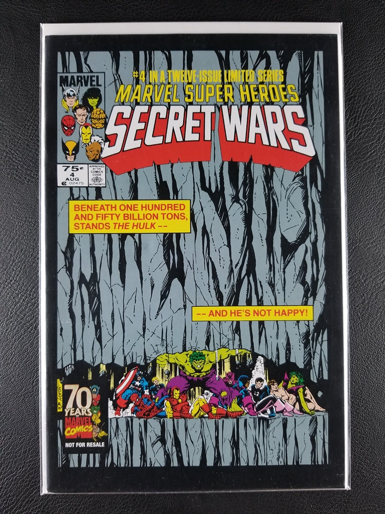 Marvel Super Heroes Secret Wars [2009 Hasbro AF Insert] #4 (Marvel, May 2009)