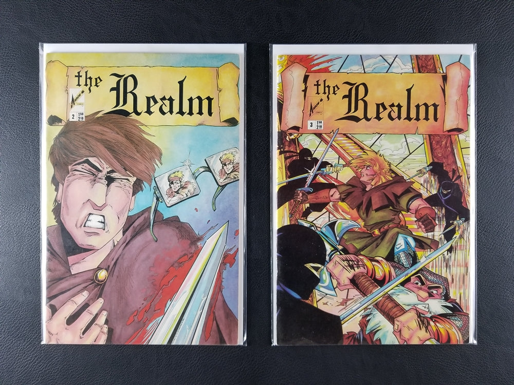 The Realm #2, 3, 6, 7 Set (Arrow/Caliber, 1986-87)