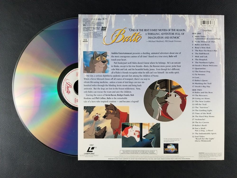 Balto [Widescreen] (1996, Laserdisc)