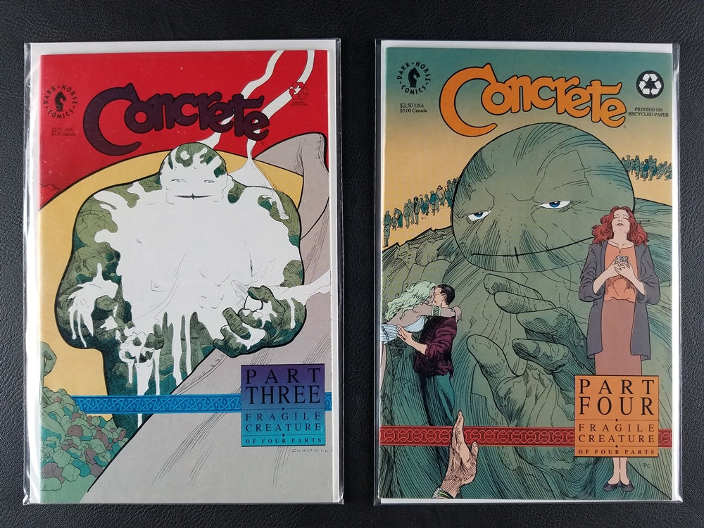 Concrete: Fragile Creature #1-4 Set (Dark Horse, 1991-92)