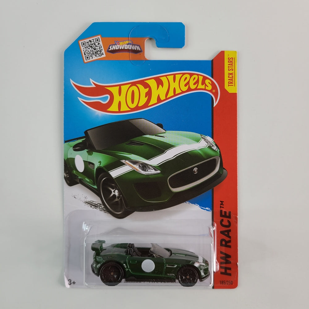 Hot Wheels - '15 Jaguar F-Type Project 7 (Dark Green) [HW Race (2015) - 185/250]