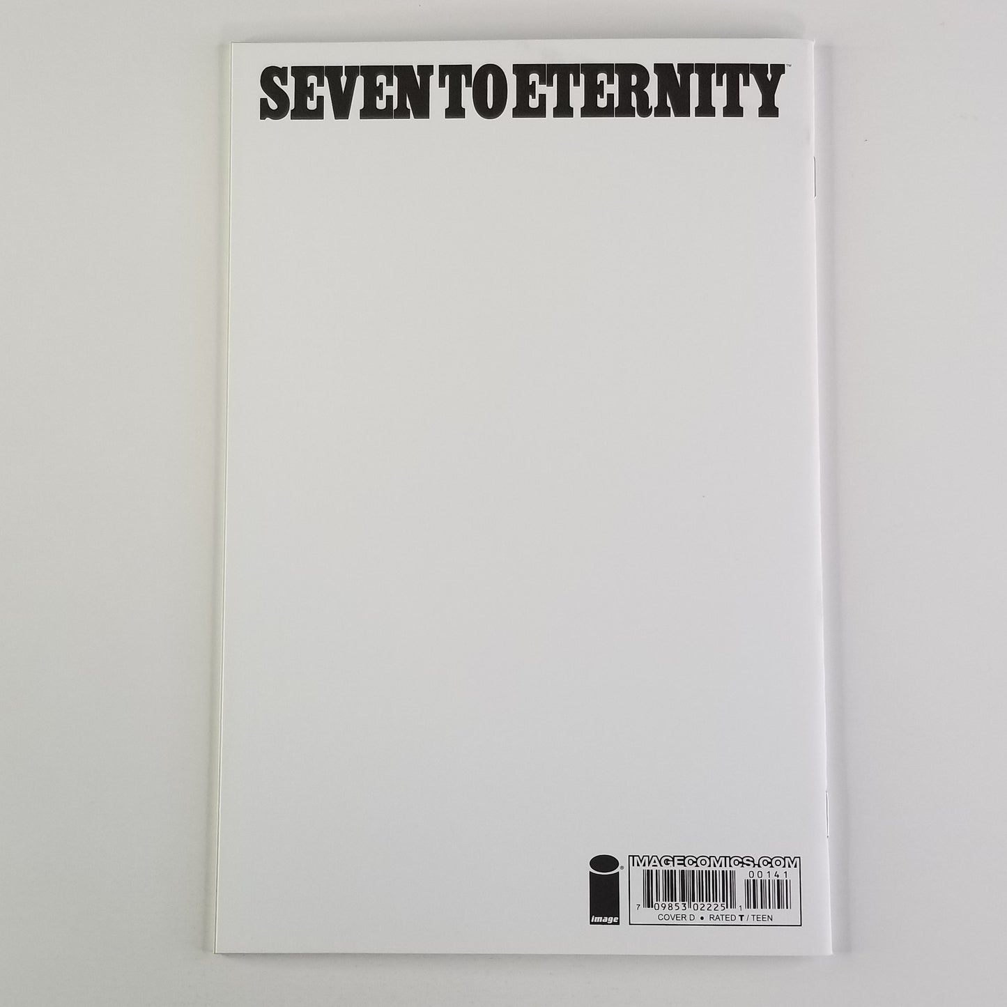 Seven to Eternity (Image, 2016) #1 Blank Sketch Variant