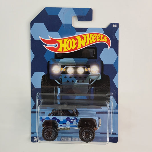 Hot Wheels - Custom Ford Bronco (Blue) [Camouflage Trucks Series (2017) - 5/8] [Walmart Exclusive]