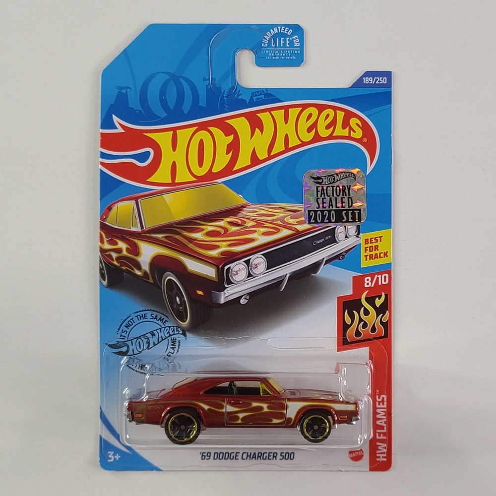 Hot Wheels - '69 Dodge Charger 500 (Metalflake Burnt Orange) [Factory Sealed 2020 Set]