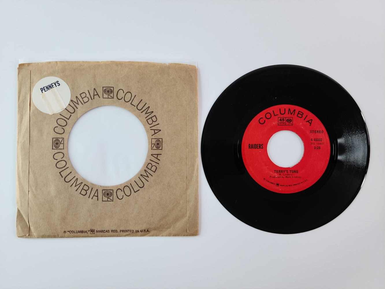 Raiders - Indian Reservation / Terry's Tune (1971, 7'' Single)