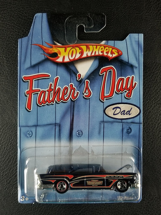 Hot Wheels - '57 Buick (Metalflake Dark Blue) [4/5 - 2008 HW Father's Day (Kmart Exclusive)