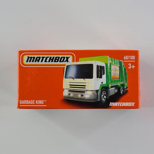 Matchbox - Garbage King (White & Green) [Small Box]