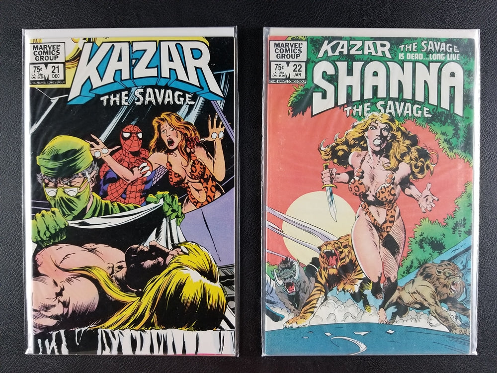 Ka-Zar the Savage #21-25 Set (Marvel, 1982-83)