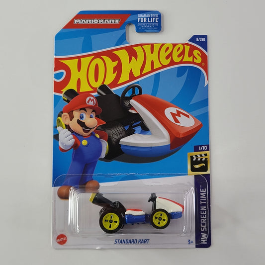 Hot Wheels - Standard Kart (Red/White) [Card Variant]