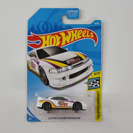 Hot Wheels - Custom '01 Acura Integra GSR (White)