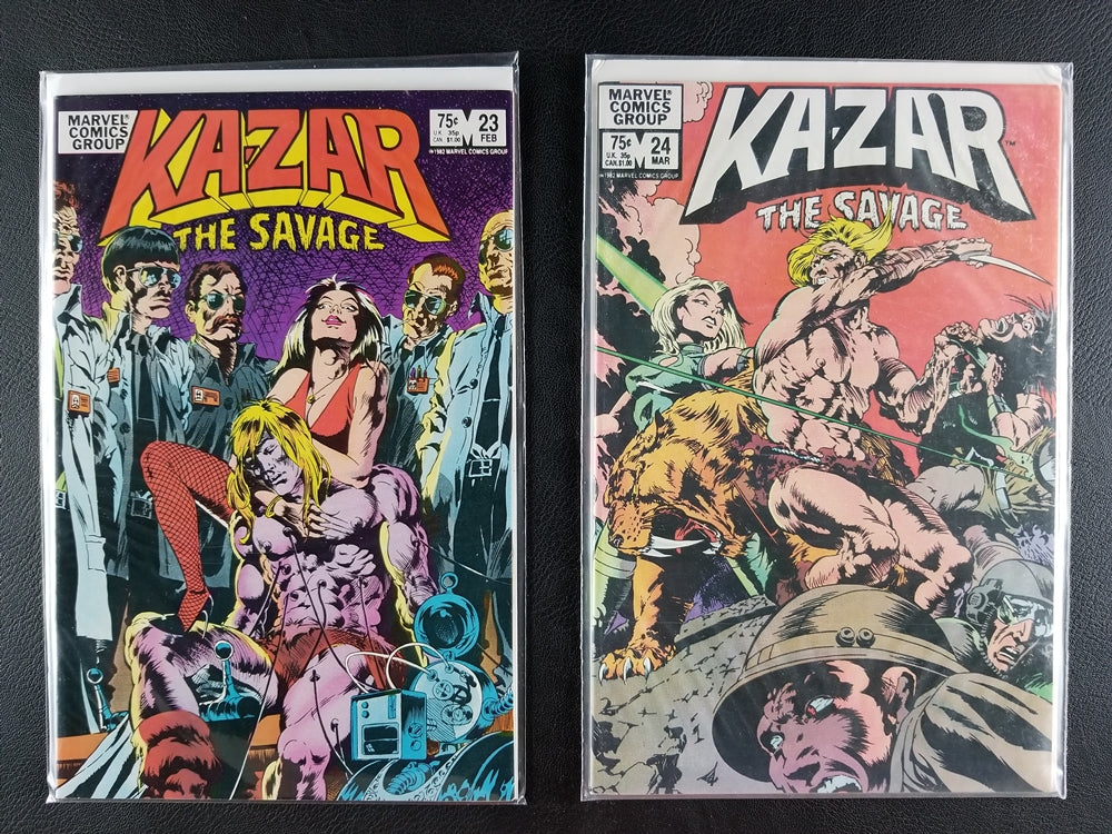 Ka-Zar the Savage #21-25 Set (Marvel, 1982-83)