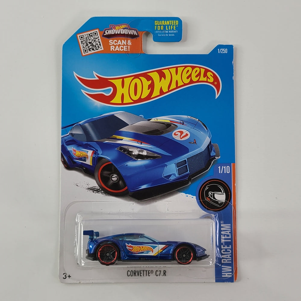 Hot Wheels - Corvette C7.R (Metalflake Blue)