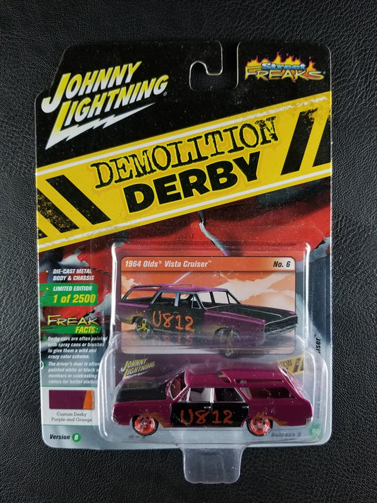 Johnny Lightning - 1964 Olds Vista Cruiser (Custom Derby Purple and Orange)